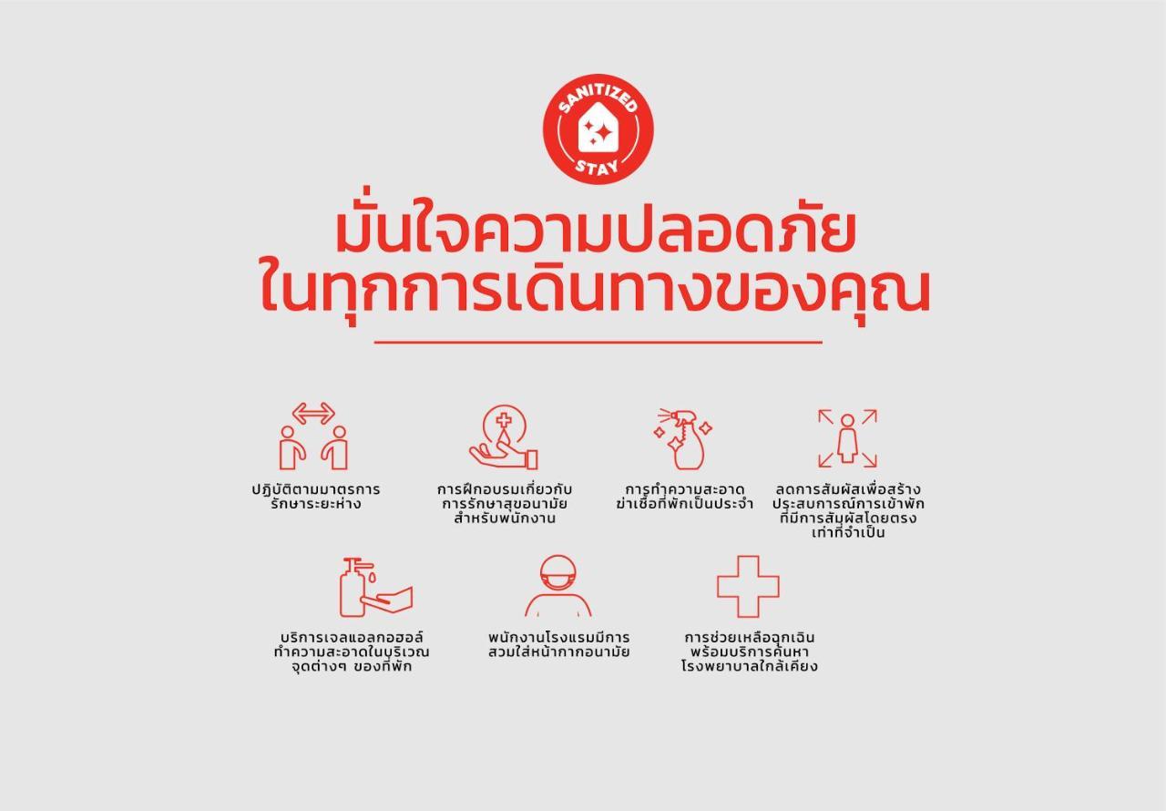 Vaccinated Staff - Oyo 137 Kitzio House Hotell Bangkok Eksteriør bilde